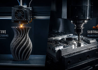 Additive Manufacturing vs Subtractive Manufacturing: What’s the Difference?