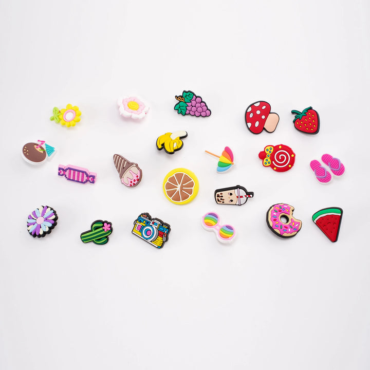 Colorful World Shoe Charms, 20-Pack