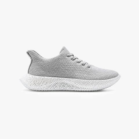 Gray Nexbie Braidge 3D printed sneaker, side view