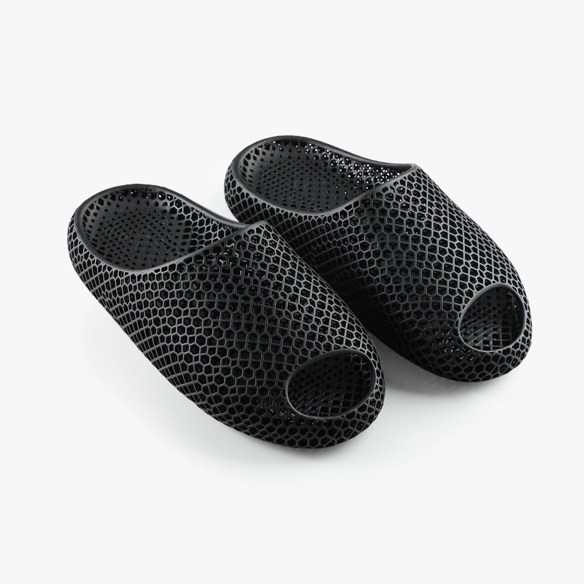 Black AeroCloud 3D Printed Slippers