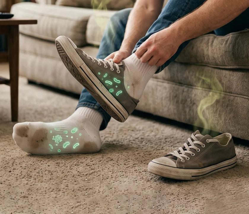 Bacteria stay inside. Odor comes next.