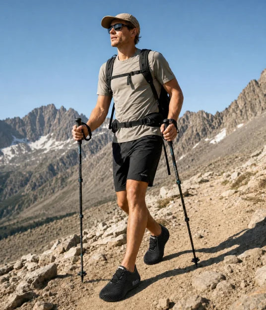 Aeroraise breathable shoes for outdoor wear