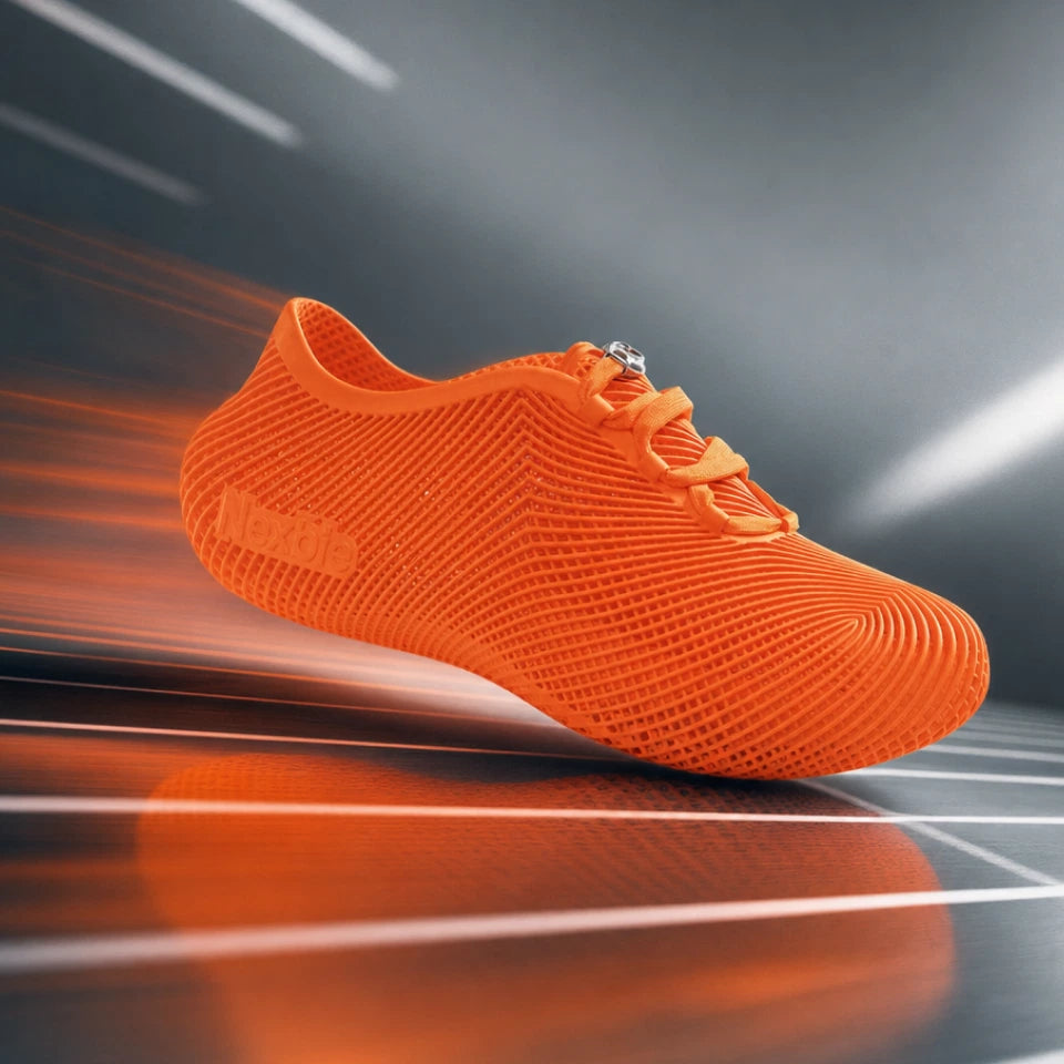 Futuristic 3D Printed Footwear Aesthetic