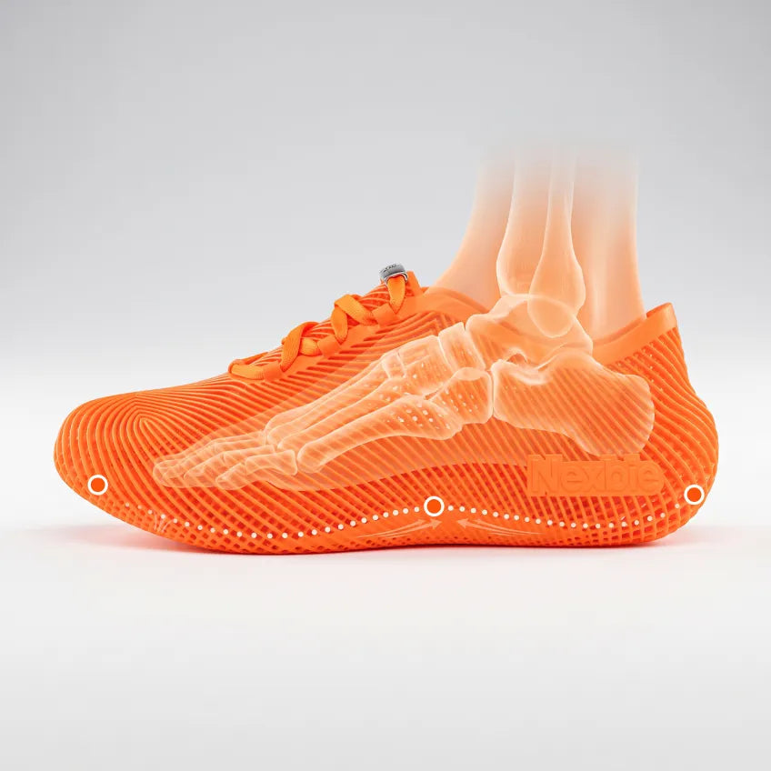 Aeroraise 3D printed shoe — 后跟